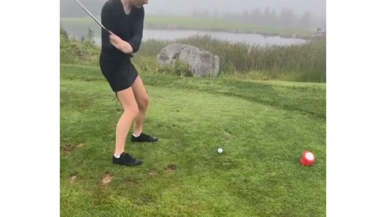I love golfing😂😱