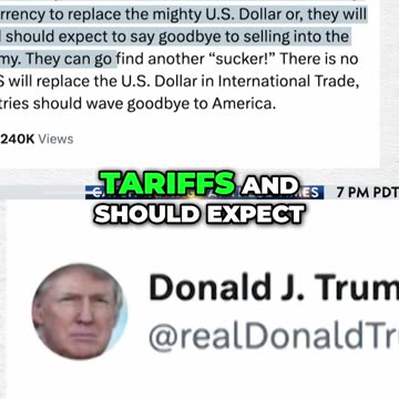 Countries Beware: U.S. Dollar Dominance Threatened!