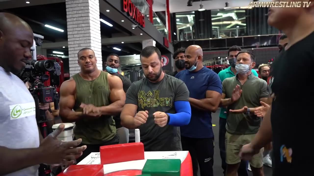 Schoolboy VS Larry Wheels + Khaled ARMWRESTLING ARMWRESTLING TV