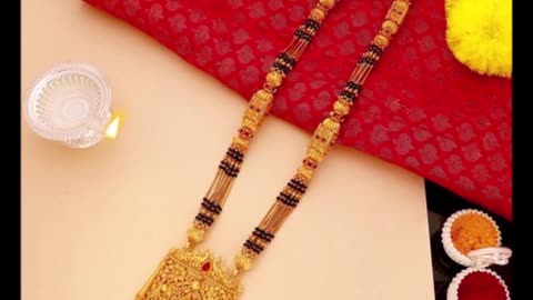 Latest gold mangalsutra designs for wedding, Long mangalsutra designs, gold jewellery #mangalsutra