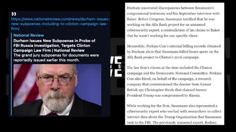 -10.1.21: RED OCTOBER? Durham subpoenas, whistleblowers, AZ in the crosshairs! PRAY!