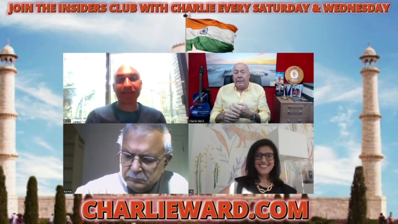 Charlie Ward A CHAT WITH THE INDIAN TRUTHERS RITU KARMA ERIC n ALPA Great Discussion About Humanity