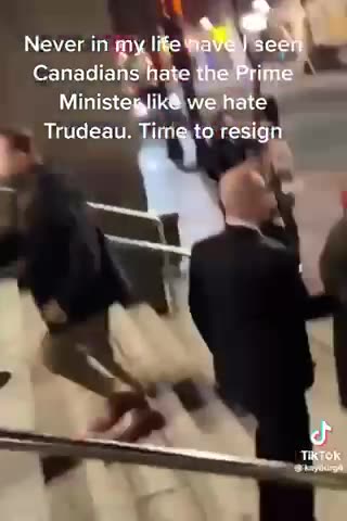 Trudeau getting his usual welcome