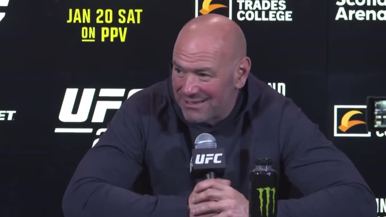 Dana White HUMILIATES liberal reporter who tries to bait him on UFC champ's comments