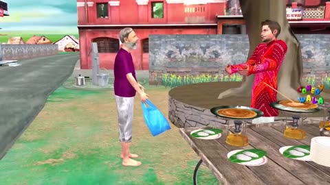 Mutton Nalli Dosa Street Food Hindi Kahani Funny Comedy Stories Hindi Moral Stories New Comedy Video