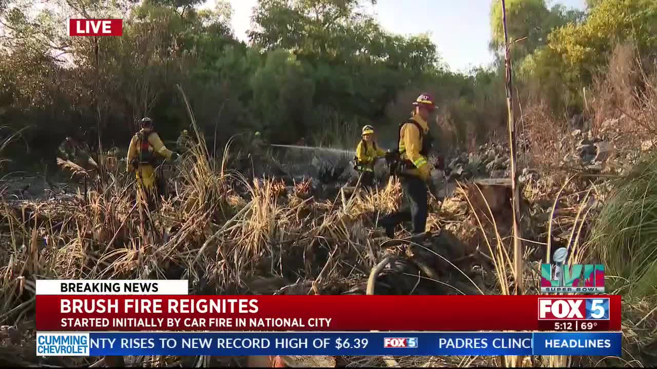 Brush Fire Reignites