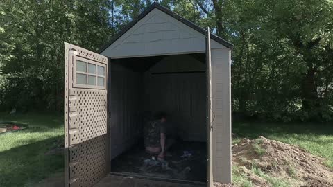 Rubbermaid Big Max Shed, Part 5: Doors, Roof and Finish