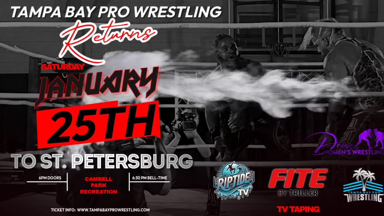 TAMPA BAY PRO WRESTLING RETURNS TO ST. PETERSBURG!