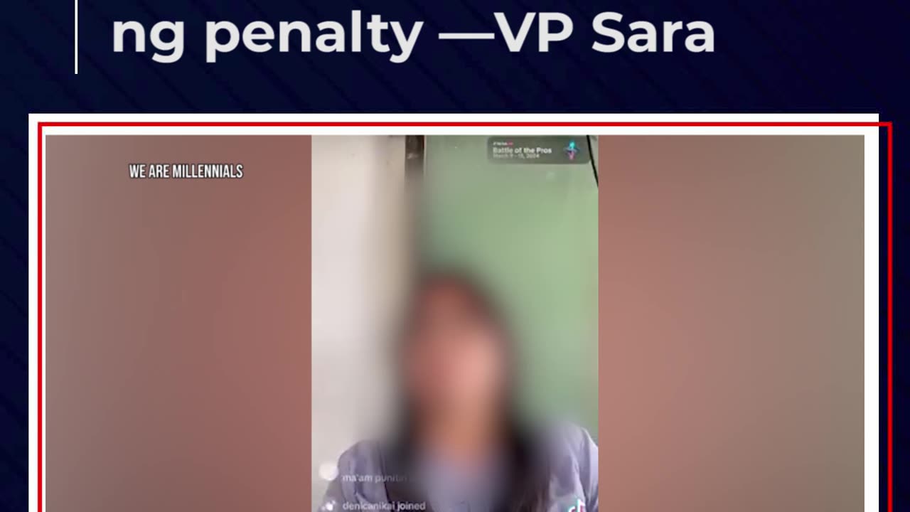 Gurong galit sa mga estudyante habang live sa TikTok, hindi papatawan ng penalty —VP Sara