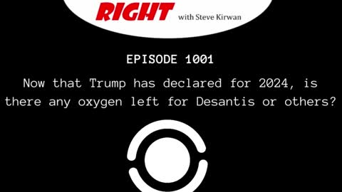 Talk From The Right, Ep 1001: Who will win the 2024 Republican presidantial race?