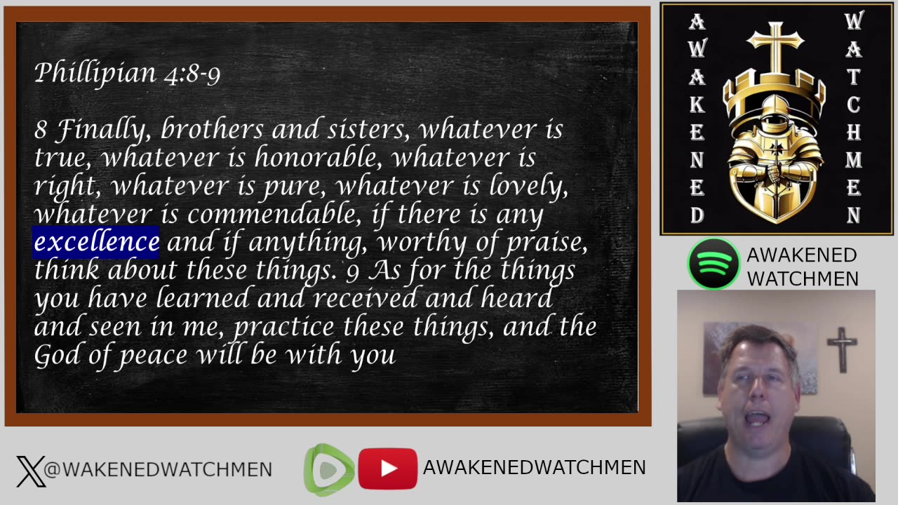 Philippians 4:8-9 - Things to meditate on.