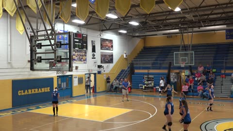 Clarkrange Volleyball Game 8/29/17