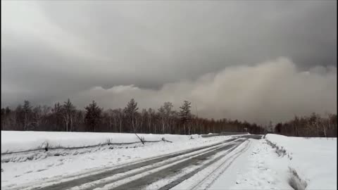 Village in eastern Russia sees heaviest ashfall in 60 years after Shiveluch eruption