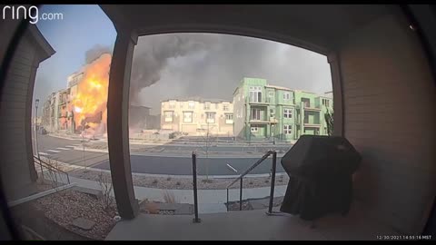 Raging Fire Captured by Ring Camera