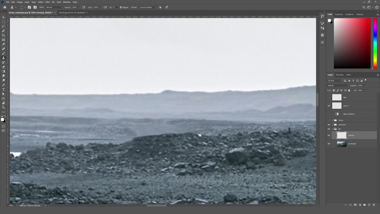 Photoshop Advanced Compositing : Design an Alien Landscape (PART 2)