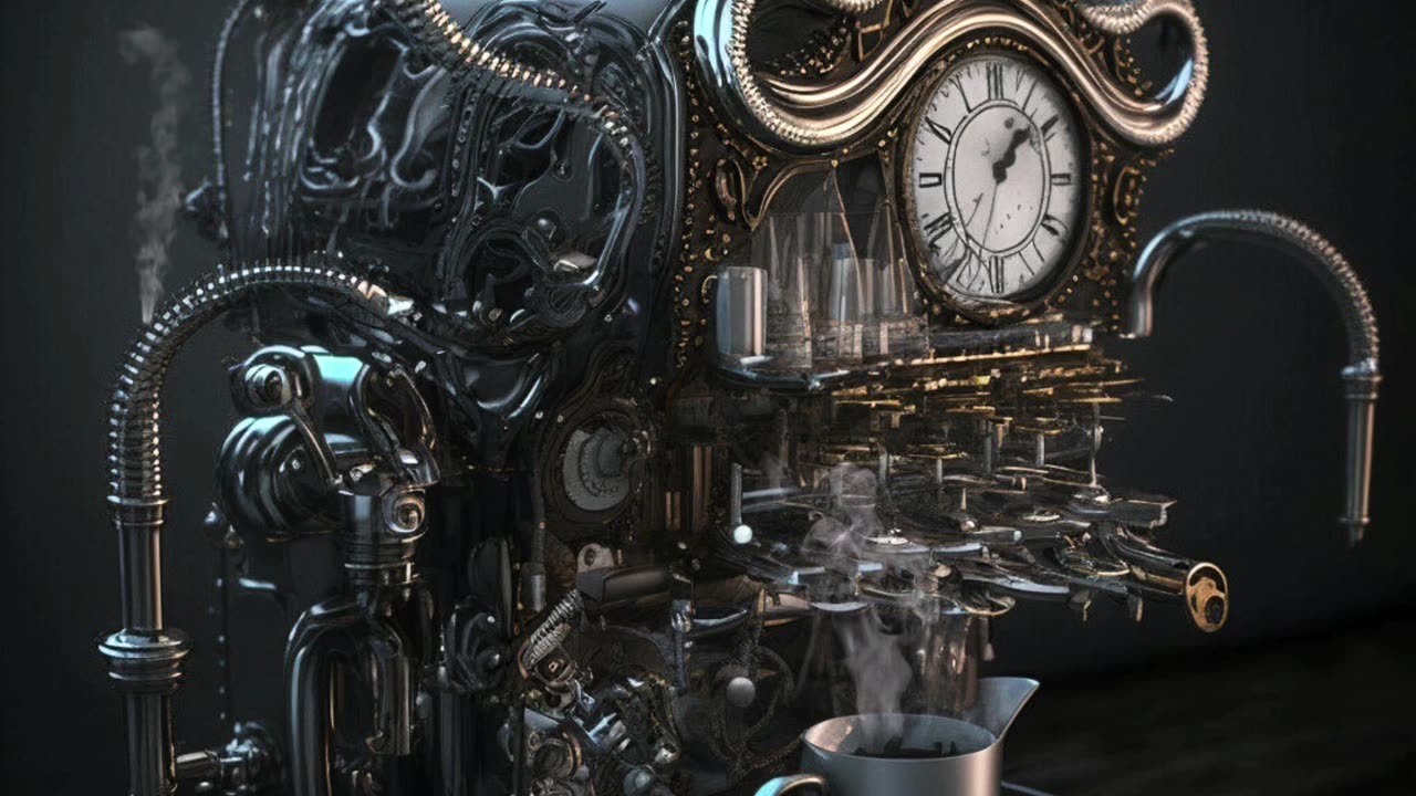 Coffee makers Steampunk style / Cafeteras estilo steampunk