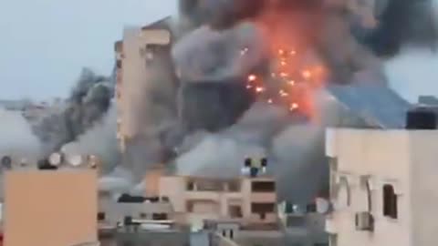 LATEST : Footage of heavy bombardment by Israel air force on Gaza