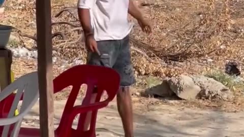 Ice tube prank