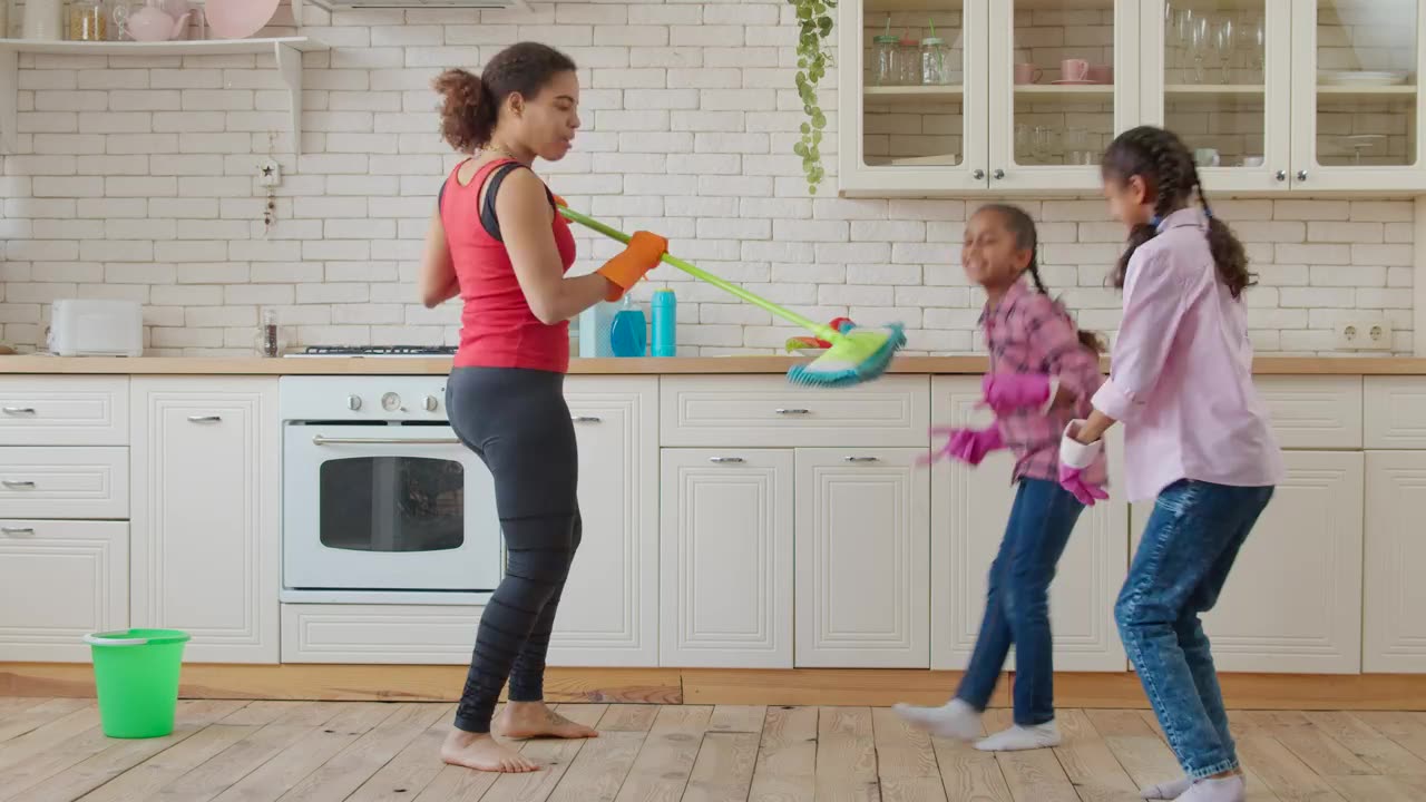 Dancing with mother