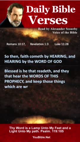 Daily Bible Verses | Faith Cometh By Hearing