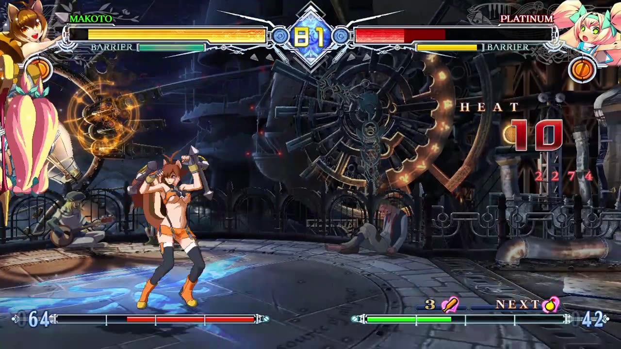 Makoto vs Platinum