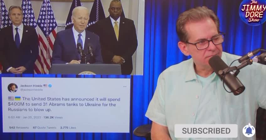 Jimmy Dore - Tanks to Ukraine is a joke