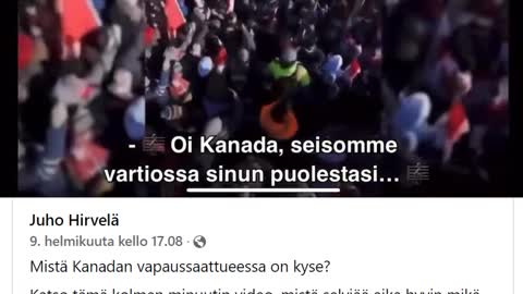 Mistä Kanadan vapaussaattueessa on kyse?