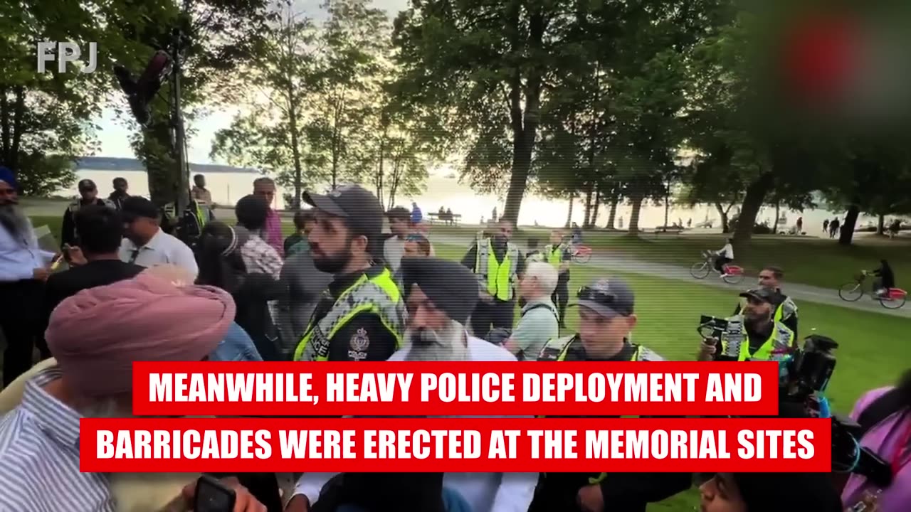 Mirrored: "Get Out of Here..." Khalistan Separatists Disrupts Kanishka Bombing Memorial in Canada