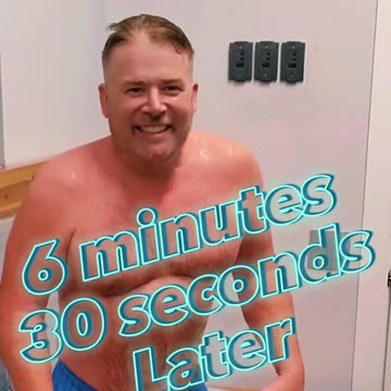 Cold Water Plunge First Time - See My Panic