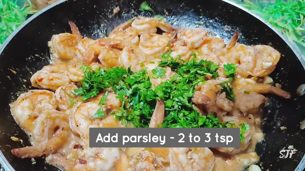 BUTTER GARLIC PRAWNS _ CREAMY AND EASY PRAWNS RECIPE _ SHRIMP RECIPE _ SIMPLE JAS FOOD