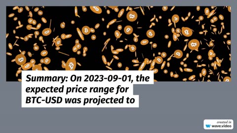 Bitcoin Expected Price Range for 9-1-23