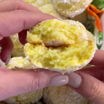 Лимонное печенье🍋Рецепт