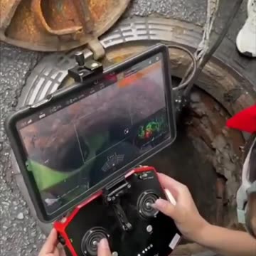 Drones Inspect Sewer Infrastructure