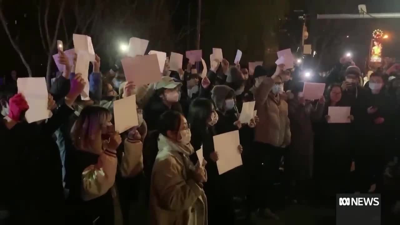 Chinese protesters ‘get creative’ amid ongoing crackdown from authorities _ The World