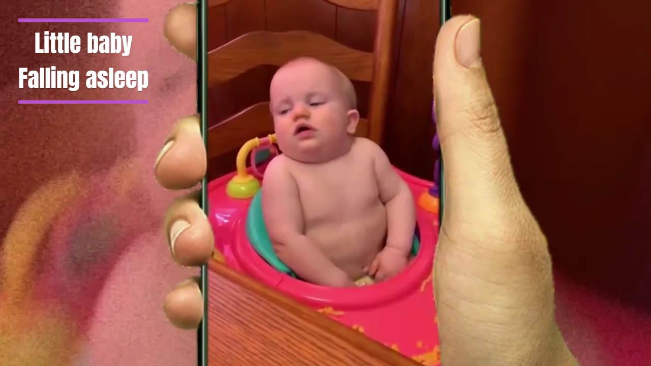 Little Baby Falling Asleep Moment Video I Cutest Baby Funny Video.