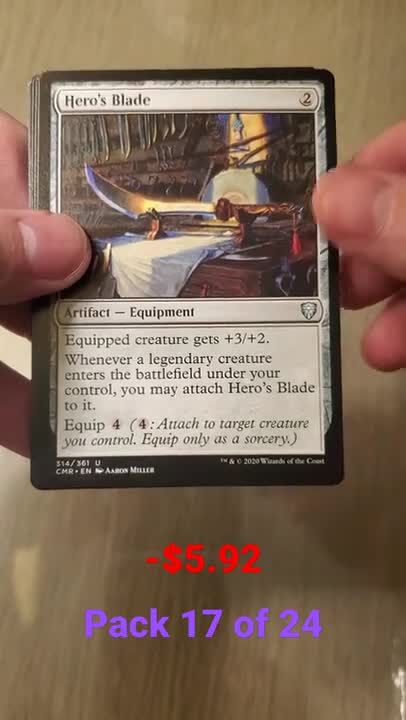 Cracking Packs 022 - Commander Legends - Magic the Gathering Booster Box Game Pack 17 of 24