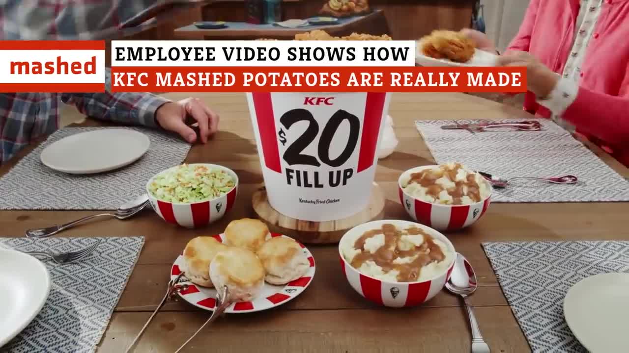 Employee Video Shows How KFC Mashed Potatoes Are Really Made