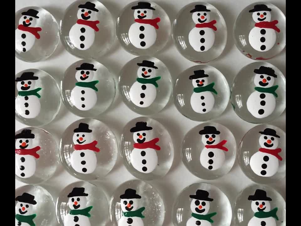 Hand Painted Glass Gems by Lauri - Great party favors, table scatter, wedding decor, memoir, mosaic tile, etc.!