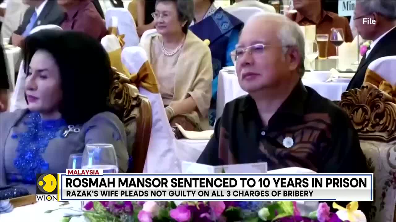 Malaysia's former PM Najib Razak's wife gets 10 years jail for corruption| Latest English News| WION