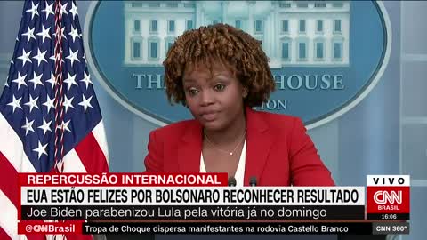 Estados Unidos estão felizes por Bolsonaro reconhecer resultado | CNN 360°