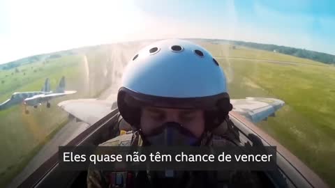 3Guerra na Ucrânia: o piloto que 'caça' mísseis russos