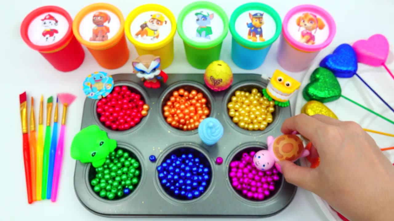 Mesmerizing ASMR Play Dough Creations fun and colour full for Kids an