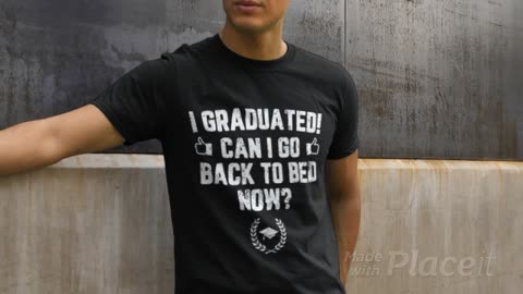 I Graduated! Can I Go Back to Bed Now? T-Shirt
