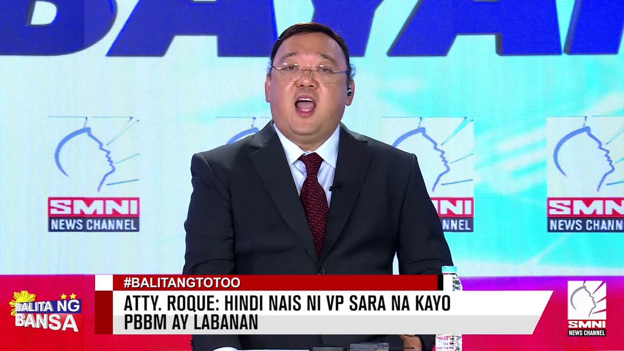 Atty. Roque: Hindi nais ni VP Sara na kayo PBBM ay labanan