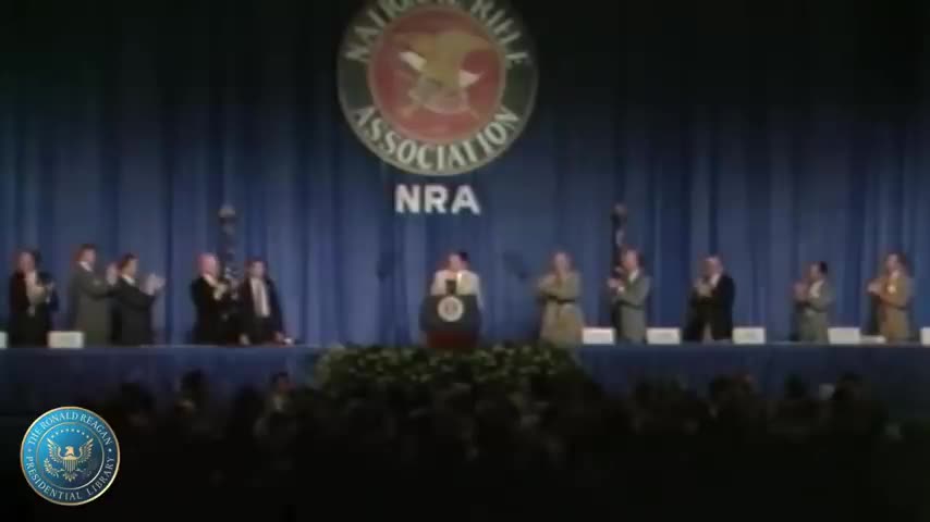 President Reagan on 2A, the gun rights