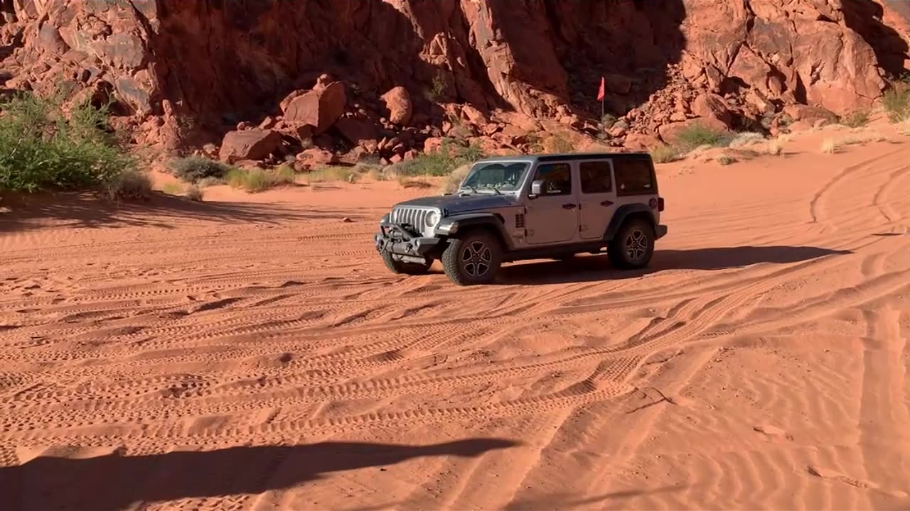 Patti and V Notch First time attempting a sand dune