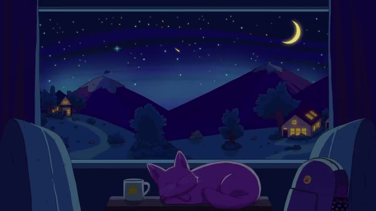 Purrple Cat - Night Train