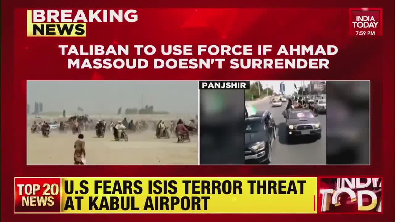 Taliban Arrive In Panjshir, Likely To Use Force If Ahmad Massoud Doesn't Surrender