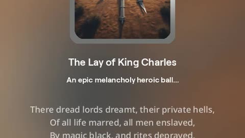 The Lay of King Charles Alternate version 5