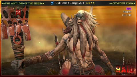 Raid Shadow Legends - Old Hermit Jorrg - Classic Skin